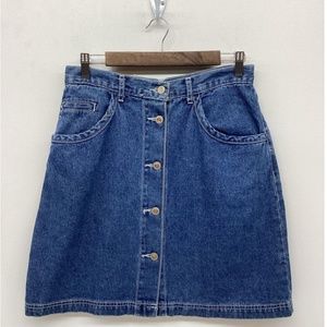 90s Jean Skirt by Baxis Jeanswear